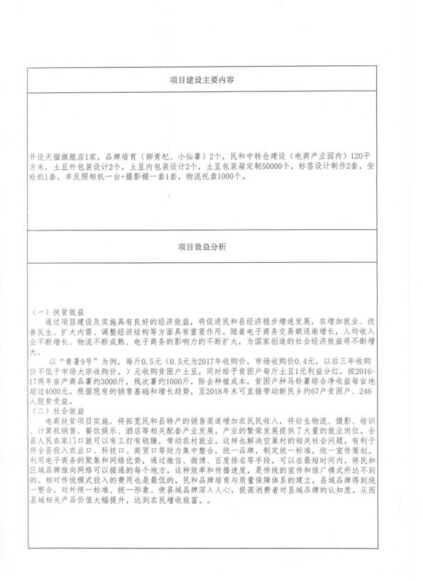 民和电商创业扶贫评审表2
